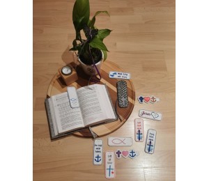 Stickserie ITH - Christliche Motive Lesezeichen Anhänger